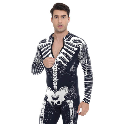 Men 3D Skeleton Costume Outfit Set - Mad Fly Essentials