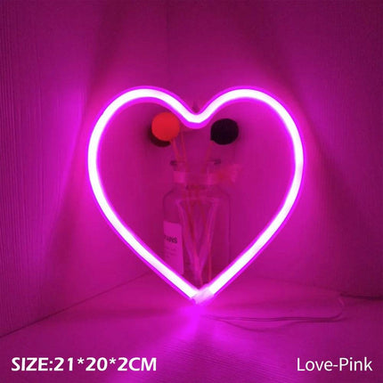 Pink LED Neon Butterfly Night Light - Mad Fly Essentials