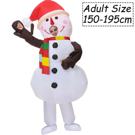 Women Funny Christmas Santa Claus-Inflatable Party Costume