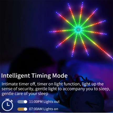 LED Night Light Fireworks RGB Dream Meteor Lamp - LED Night Light - LiHangStar - Mad Fly Essentials
