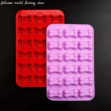 Kitchen Gadget 18 Hole Dog Bone Ice Tray Chocolate 3D Mold - Kitchen Gadget - isfriday - Mad Fly Essentials