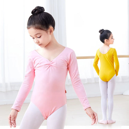 Girl Seasonal Wear Ballet Dance Cotton Bodysuit Leotard - Girl Seasonal Wear - Kooy - Mad Fly Essentials