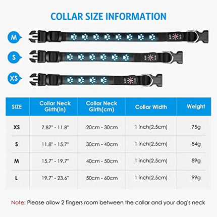 LED Pet Collar 7Mode USB Rechargeable Dog Collar - LED Pet Collar - JtoeB - Mad Fly Essentials