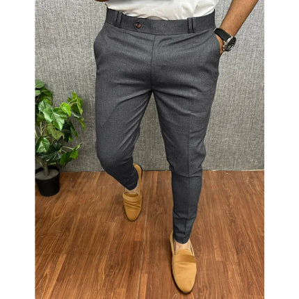 Business Casual Pants Men Summer Slim Breathable Pants - Business Casual Pants - Toplimit - Mad Fly Essentials