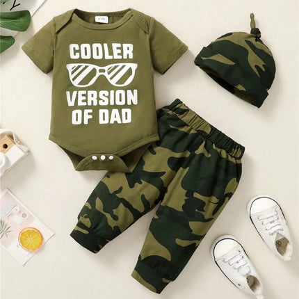 Baby Toddler Outfit Cooler Version Dad 3pc Outfit - Baby Toddler Outfit - Faithtur - Mad Fly Essentials