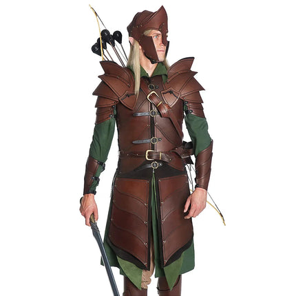 Costume Mask Men Nordic Viking Medieval Leather Warrior Helmet - Costume Mask - Cavalaria Costumes - Mad Fly Essentials