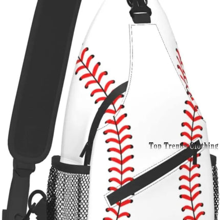 Crossbody Bag Men Baseball Sling Chest Bag - Crossbody Bag - Heatboywade - Mad Fly Essentials