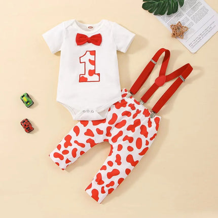 Clothing Set Baby Boy First Birthday Rompers Overalls - Clothing Set - Prowow - Mad Fly Essentials
