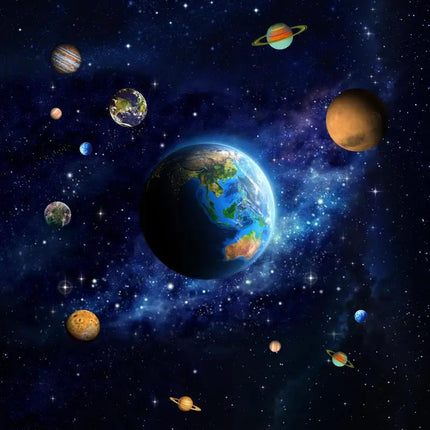 Wallpaper Custom 3D Starry Night Mural Wallpaper - Wallpaper - Wellyu - Mad Fly Essentials