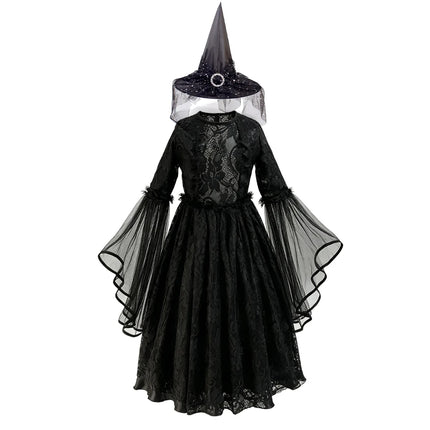 Costume Dress Girl Gothic Witch Halloween Costume - Costume Dress - 27kids - Mad Fly Essentials