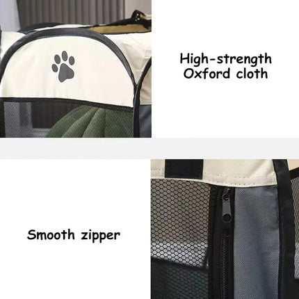 Pet Essentials Portable Foldable Octagonal Kennel - Pet Essentials - Dogbaby - Mad Fly Essentials