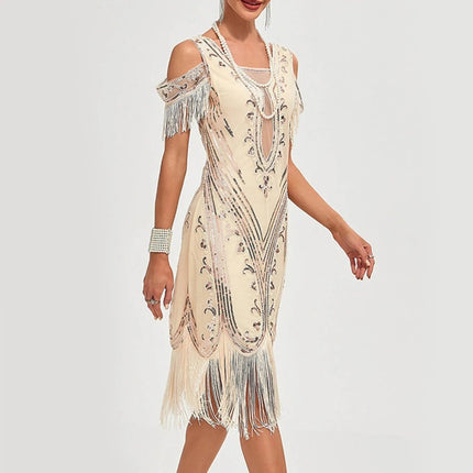 Women's Vintage 1920s Flapper Great Gadsby Dress