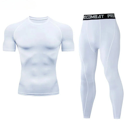 Tracksuit Men Compression Sportswear Yoga Sets - Tracksuit - Day South Valley - Mad Fly Essentials