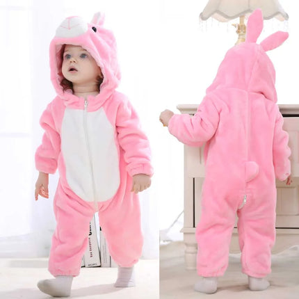 Pajama Set Baby Girl Dinosaur Costume Flannel Outfit - Pajama Set - Miniso - Mad Fly Essentials