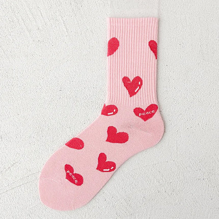 Socks Women Trendy Strawberry Heart Socks - Socks - Goocheer - Mad Fly Essentials
