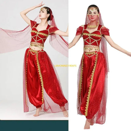Costume Set Women Exotic Belly Dancing 4pc Costume - Costume Set - Echoine - Mad Fly Essentials