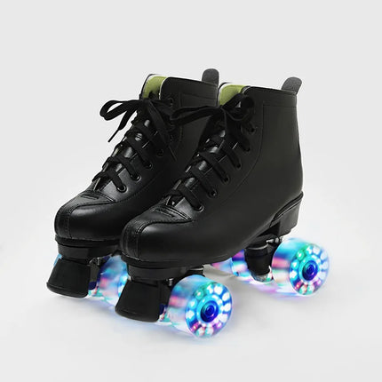 Women Footwear 7 Color Leather Rolling Skates - Women Footwear - DF ECHO - Mad Fly Essentials