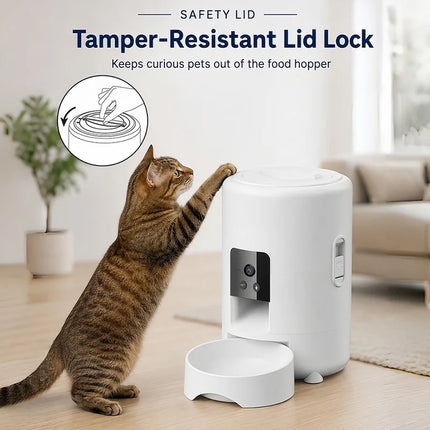 Pet Essentials 2L Smart Dog Feeder Camera Two Way - Pet Essentials - Fioviel - Mad Fly Essentials