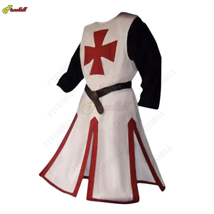 Men Medieval Crusaders Knights Templar Costume Set