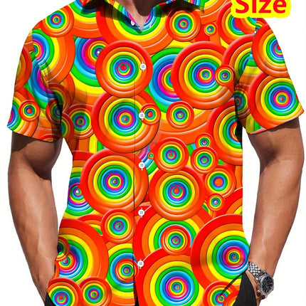 Hawaiian Shirt Men Cool Skull Graphic Tee - Hawaiian Shirt - Metaphor - Mad Fly Essentials