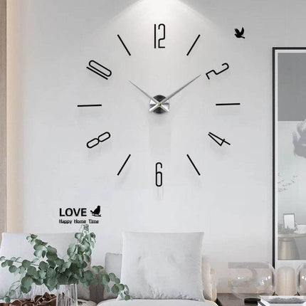 DIY 3D Modern Wall Clock Home Decor - Mad Fly Essentials
