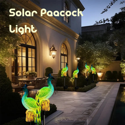 LED Landscape Light Solar Peacock Waterproof Patio Lights - LED Landscape Light - Nosinconn - Mad Fly Essentials