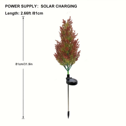Christmas Decor Solar Pine Tree Pathway Decor - Christmas Decor - Zodolamp - Mad Fly Essentials
