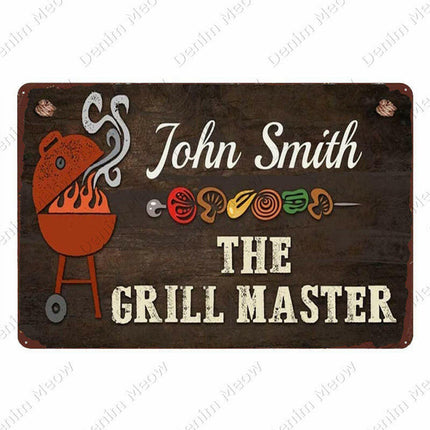 King of the Grill-Novelty Sign Decor - Home & Garden Mad Fly Essentials