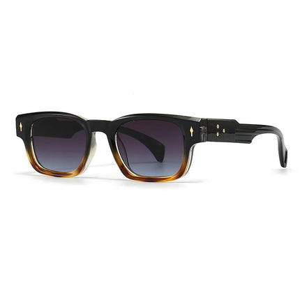 Sunglasses Men Retro Rivets UV400 Square Eyewear - Sunglasses - Dawndesslo - Mad Fly Essentials