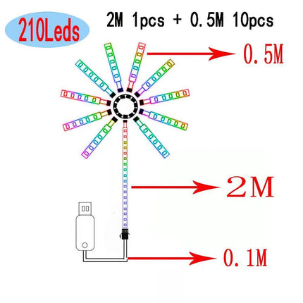 Fireworks LED RGB Dream Meteor Lamp - Mad Fly Essentials