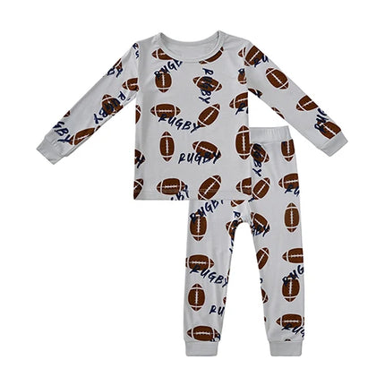 Pajama Set Baby Boys 3D Football Pajamas - Pajama Set - Hooyi - Mad Fly Essentials