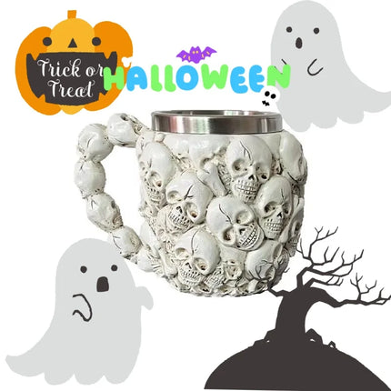 Beer Mug Stainless Medieval Dragon Zombie Coffee Mug - Beer Mug - Freeson - Mad Fly Essentials