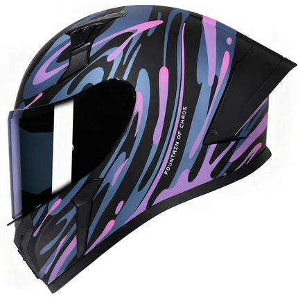 Motorcycle Helmet Lightweight Full Face White Beige Retro Helmet - Motorcycle Helmet - Herobiker - Mad Fly Essentials