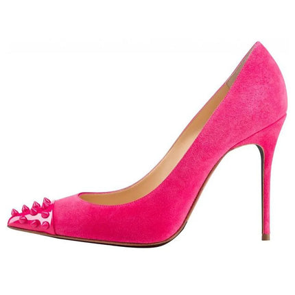High Heels Women Pointed Toe Rivet Stiletto Heels - High Heels - wetkiss - Mad Fly Essentials