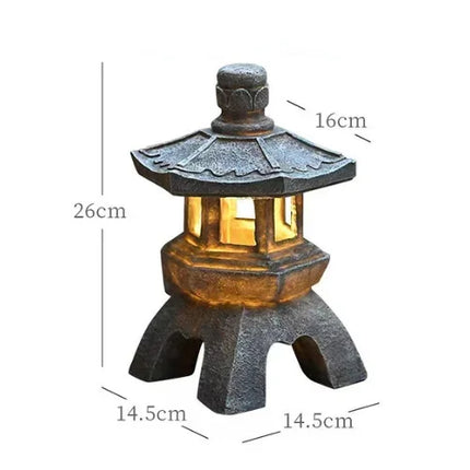 Garden Decor Solar Zen Lights Outdoor LED Pagoda - Garden Decor - Garden Pros - Mad Fly Essentials