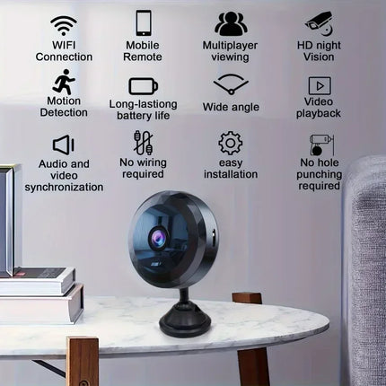 Home Security 4K Mini WiFi Wireless Security Camera - Home Security - SJCAM - Mad Fly Essentials