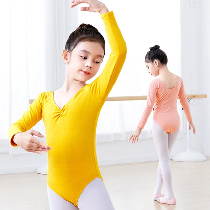 Girl Seasonal Wear Ballet Dance Cotton Bodysuit Leotard - Girl Seasonal Wear - Kooy - Mad Fly Essentials