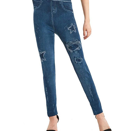 Women High Waist Elastic Slim Solid Fitness Leggings - Mad Fly Essentials