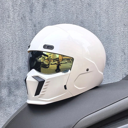 Motorcycle Helmet Double Visor 3D Dragon Helmet - Motorcycle Helmet - LVS - Mad Fly Essentials