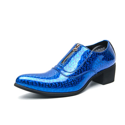 Men Footwear Leather Fashion Sequin Business Casual Shoes - Men Footwear - OEIN - Mad Fly Essentials