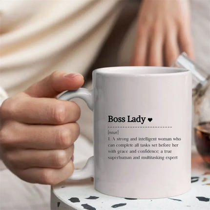 Coffee Mug Boss Lady Birthday Gift Drinkware - Coffee Mug - Aiuhu - Mad Fly Essentials