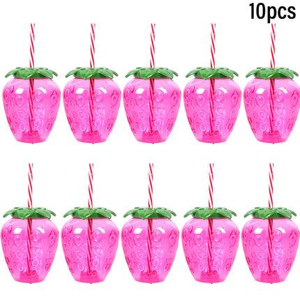 Party Essentials Pineapple Strawberry Fruit 8pc Cups - Party Essentials - 001 - Mad Fly Essentials