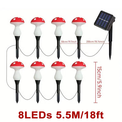 LED Garden Light Solar Seasonal Mushroom Decor - LED Garden Light - GPED - Mad Fly Essentials
