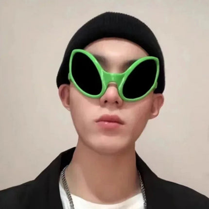 Men Sunglasses Halloween Funny Alien Style Luminous Eyewear - Men Sunglasses - DDDLONG - Mad Fly Essentials