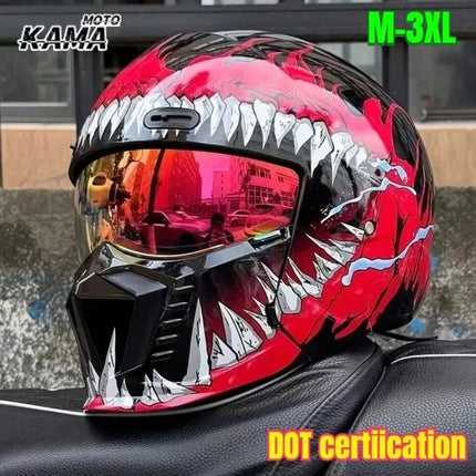 Motorcycle Helmet Full Face Combination Headphone Slot Helmets - Motorcycle Helmet  - MT - Mad Fly Essentials