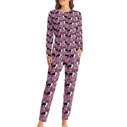 Women Corgi Dog Animal 2pc Sleepwear Pajama Set - Mad Fly Essentials