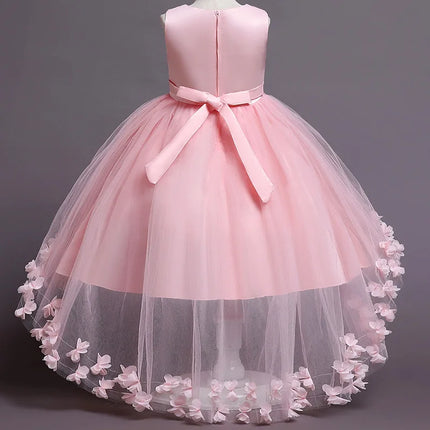 Princess Dress Baby Girl 3-12Y Petal Pink Bridesmaid Dress - Princess Dress - LJW - Mad Fly Essentials