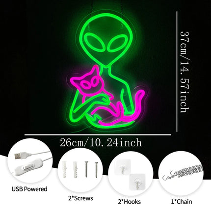 LED Night Light Tiki Bar Animal Neon Signs - LED Night Light - Brochao LED Lighting - Mad Fly Essentials