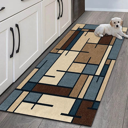 Modern Patchwork Doormat Kitchen Entrance Floormat