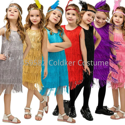 Costume Dress Baby Girl 1920s Latin Flapper Dress - Costume Dress - Prowow - Mad Fly Essentials